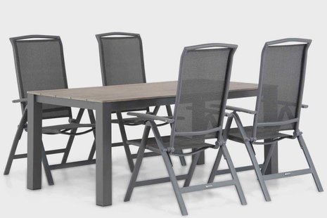 Lifestyle Tirana/Valley 180 cm dining tuinset 5-delig