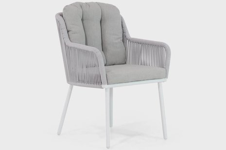 Santika Tendenza dining tuinstoel white