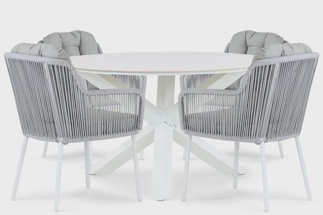 Santika Tendenza/Orino 130 cm dining tuinset 5-delig