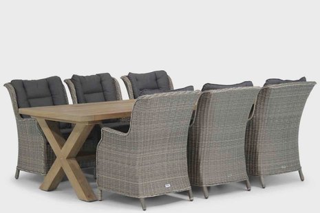 Garden Collections Aberdeen/Oregon 240 cm dining tuinset 7-delig