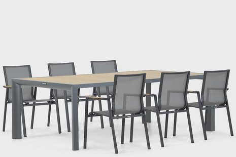 Lifestyle Fiora/Borello 240 cm dining tuinset 7-delig