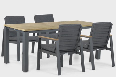 Lifestyle Marietta/Riviera 180 cm dining tuinset 5-delig