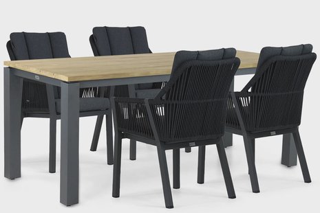 Lifestyle Verona/Riviera 180 cm dining tuinset 5-delig