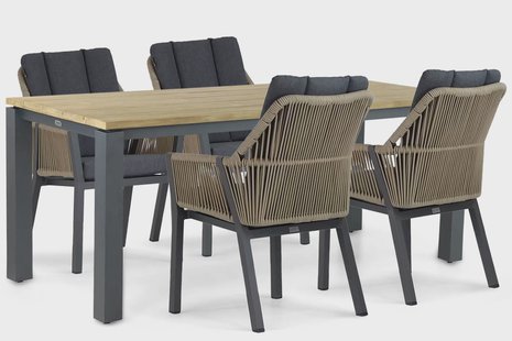 Lifestyle Verona/Riviera 180 cm dining tuinset 5-delig