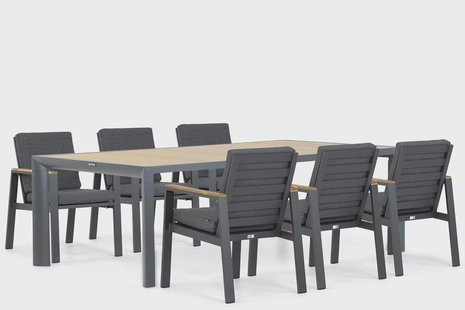 Lifestyle Marietta/Borello 240 cm dining tuinset 7-delig