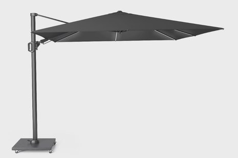 Platinum Challenger telescope   zweefparasol 3x3m T2 premium (excl. voet) faded black GLOW