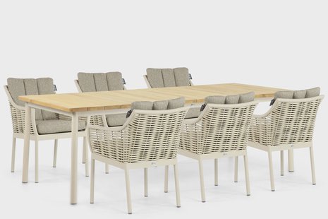 Apple Bee Milou/Milou 240 cm dining tuinset 7-delig