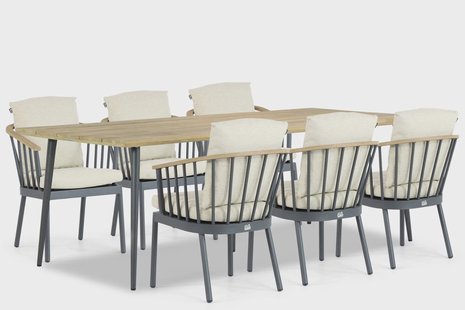 Apple Bee Condor/Montana 240 cm dining tuinset 7-delig