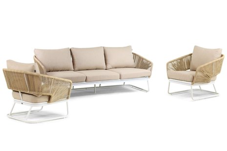 Hartman Corsica stoel-bank loungeset 3-delig