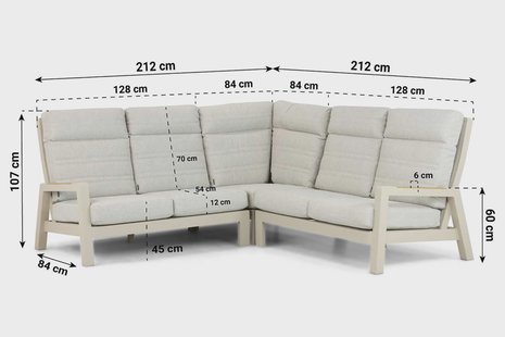 Lifestyle Evora hoek loungeset 3-delig