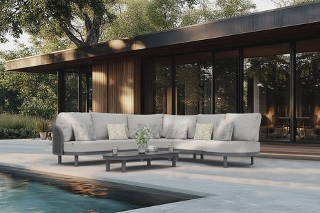 Santika Nanda hoek loungeset 4-delig