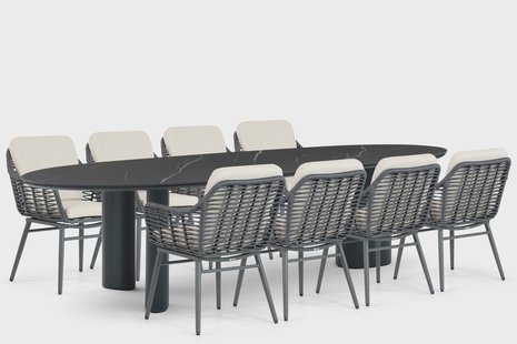 Coco Antoni/Weave 300 cm dining tuinset 9-delig