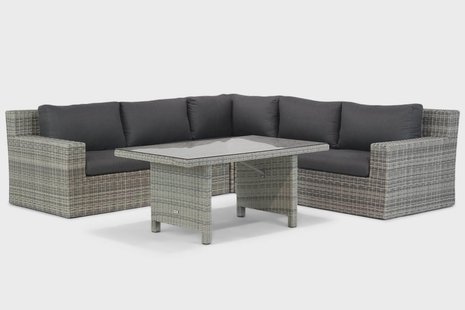 Garden Collections Amico/Napoli 145 cm dining loungeset 4-delig