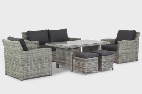 Garden Collections Giardino/Napoli stoel-bank loungeset 6-delig