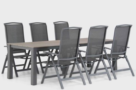 Lifestyle Tirana/Valley 240 cm dining tuinset 7-delig