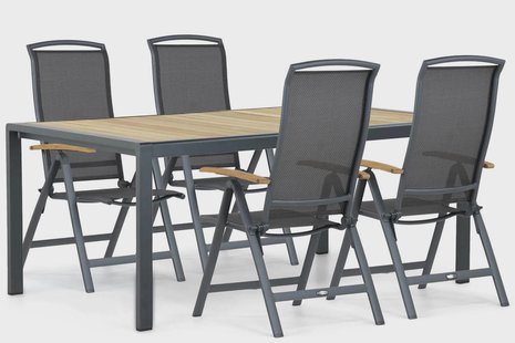 Lifestyle Rosello/Valence 180 cm dining tuinset 5-delig