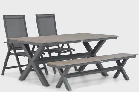 Presto Vasto/Forest 180 cm dining tuinset 4-delig