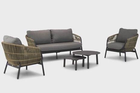 Coco Nathan/Rimini 75-60 stoel-bank loungeset 5-delig