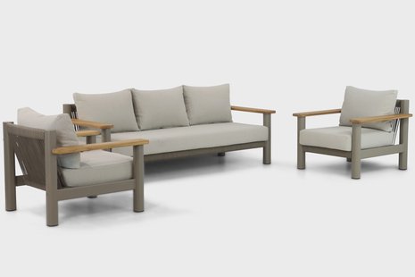 Santika Yolano stoel-bank loungeset 3-delig