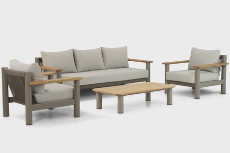 Santika Yolano stoel-bank loungeset 4-delig