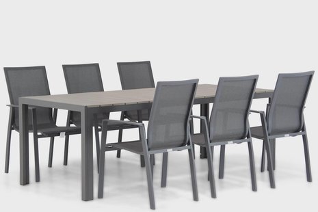Lifestyle Ultimate/Young 217 cm dining tuinset 7-delig