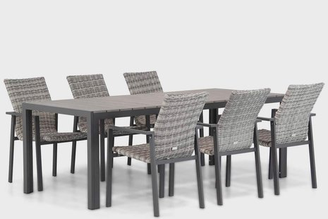 Lifestyle Upton/Young 217 cm dining tuinset 7-delig