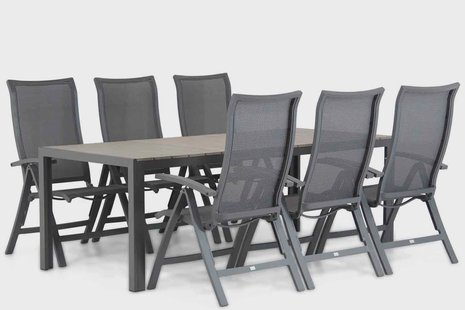 Presto Lucardo/Young 217 cm dining tuinset 7-delig