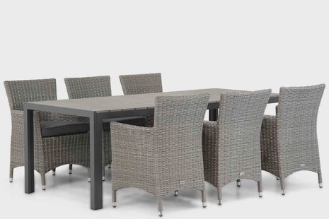 Garden Collections Dublin/Young 217 cm dining tuinset 7-delig