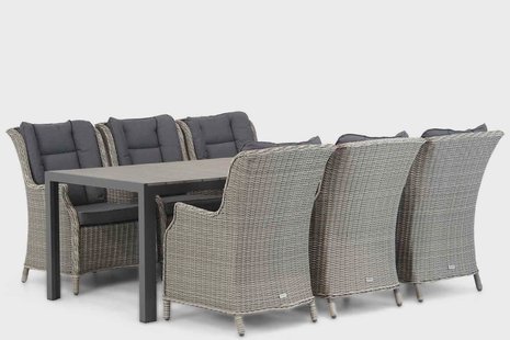 Garden Collections Aberdeen/Young 217 cm dining tuinset 7-delig