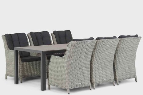 Garden Collections Buckingham/Young 217 cm dining tuinset 7-delig