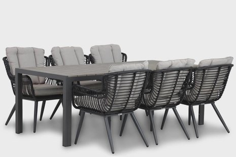 Coco Azzano/Young 217 cm dining tuinset 7-delig
