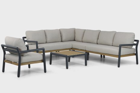 Santika Aulia hoek loungeset 6-delig