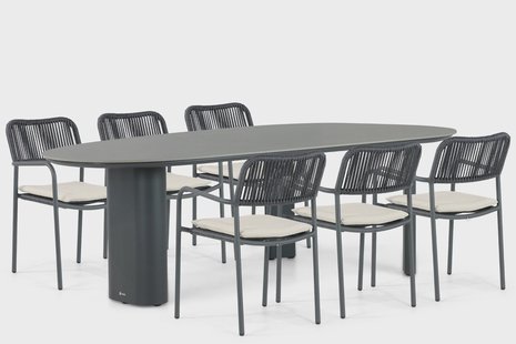 Coco Penya/Weave 240 cm dining tuinset 7-delig