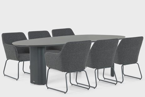 Lifestyle Lugo/Weave 240 cm dining tuinset 7-delig