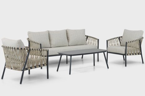 Lifestyle Feraro stoel-bank loungeset 4-delig