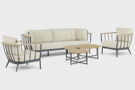 Apple Bee Condor stoel-bank loungeset 6-delig