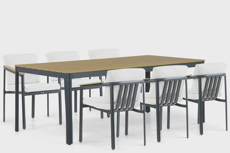 Santika Mind/Mind 200 cm dining tuinset 7-delig