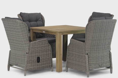 Garden Collections Edingburgh/Bristol 90 cm dining tuinset 5-delig