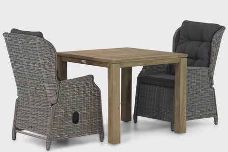 Garden Collections Edingburgh/Bristol 90 cm dining tuinset 3-delig