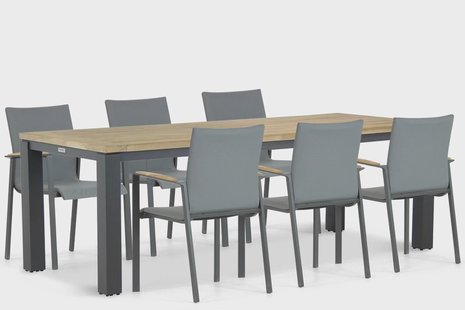 Lifestyle Brandon/Veneto 230 cm dining tuinset 7-delig