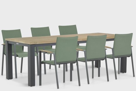 Lifestyle Brandon/Veneto 230 cm dining tuinset 7-delig