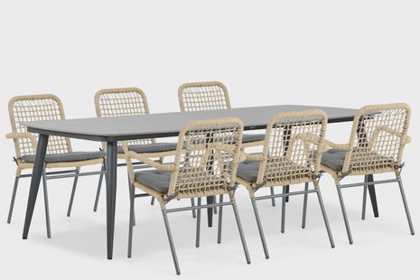 Lifestyle Catalone/Vienna 240 cm dining tuinset 7-delig