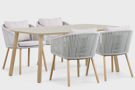 Lifestyle Bloom/Bloom 180 cm dining tuinset 5-delig