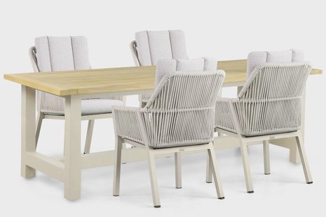 Lifestyle Verona/San Francisco 200 cm dining tuinset 5-delig