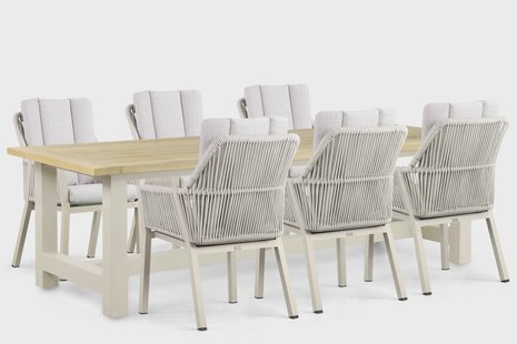 Lifestyle Verona/San Francisco 260 cm dining tuinset 7-delig