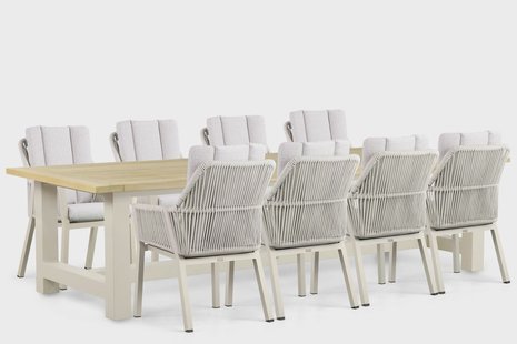 Lifestyle Verona/San Francisco 300 cm dining tuinset 9-delig