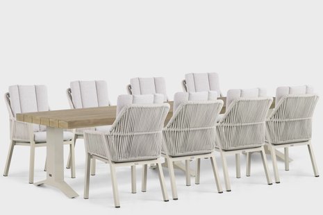 Lifestyle Verona/Superior 330 cm dining tuinset 9-delig