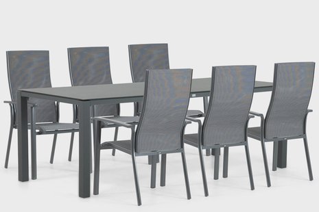 Hartman Sitges/Mateo 220 cm dining tuinset 7-delig