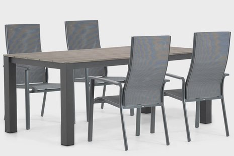 Hartman Sitges/Valley 180 cm dining tuinset 5-delig