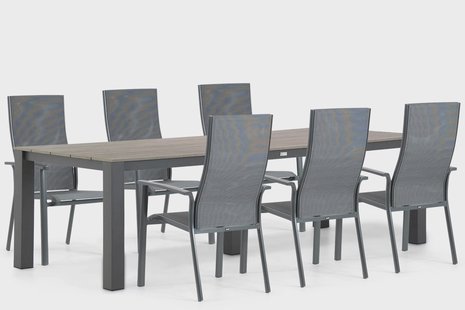 Hartman Sitges/Valley 240 cm dining tuinset 7-delig